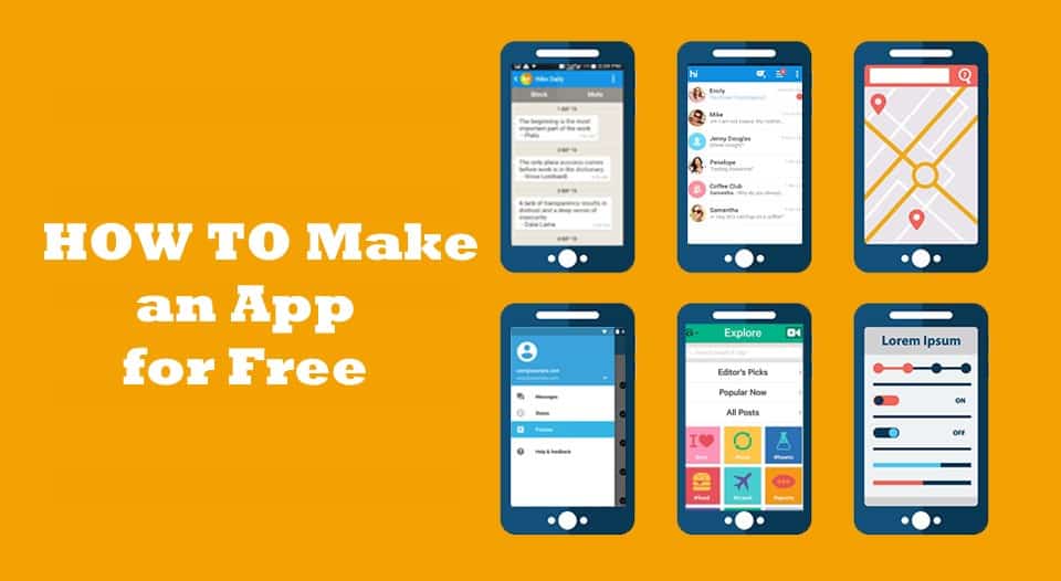 make your own android app